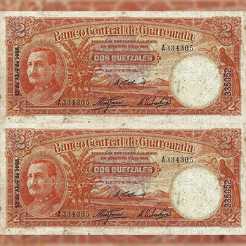 Antiguas monedas que existieron en Guatemala