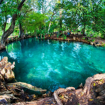 Cenotes de Candelaria en Guatemala