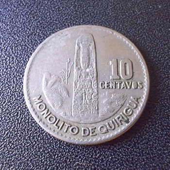 Las monedas de Guatemala