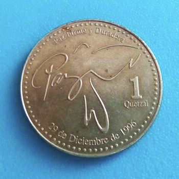 Las monedas de Guatemala
