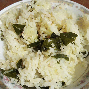 Receta para hacer arroz con chipilín de Guatemala
