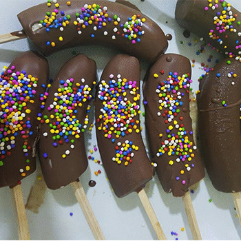 Receta para hacer chocobananos guatemaltecos