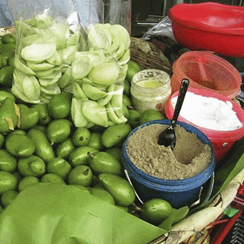 Receta de mango con limón, pepita y sal de Guatemala