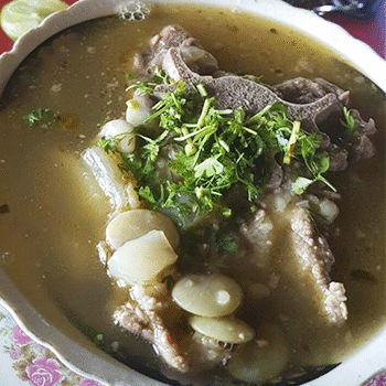 Receta para hacer caldo de habas guatemalteco