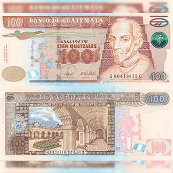 Historia del billete de 100 quetzales de Guatemala