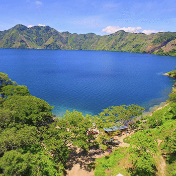 Laguna de Ayarza en Santa Rosa, Guatemala