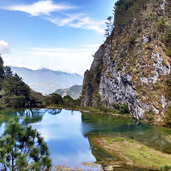 Laguna de Magdalena en Huehuetenango