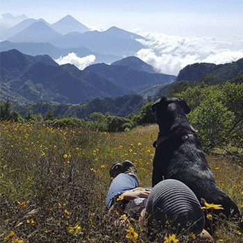 Volcán Zunil en Guatemala