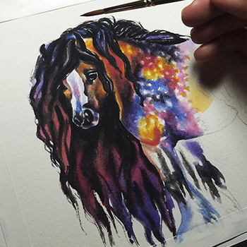 Leyenda guatemalteca del Caballo de siete colores