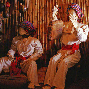 Museo de música maya Casa K'ojom en Sacatepéquez