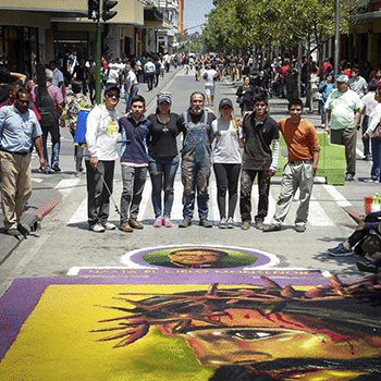 Biografía de Jorge Corleto, alfombrista guatemalteco