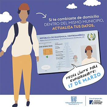 Cómo empadronarse para las elecciones en Guatemala