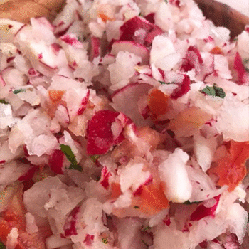 Receta para preparar el tradicional Picado de Rábano guatemalteco
