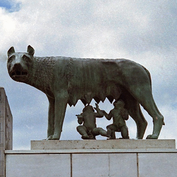 Monumento de la Loba en Guatemala