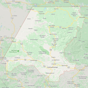 Mapa de Huehuetenango