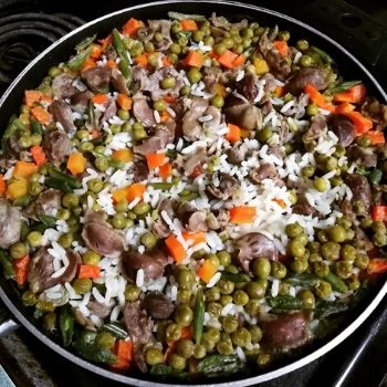 arroz con mollejas