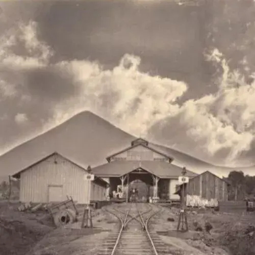 La primera estación de tren en Guatemala se construyó en Escuintla