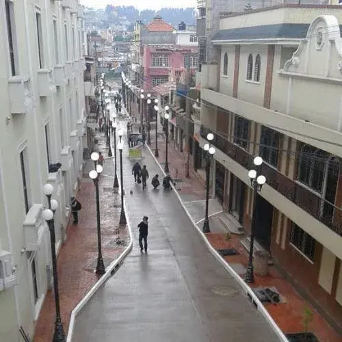 calles de Salcajá en Guatemala