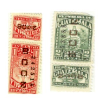 colores-timbres-fiscales-guatemala-rojo-verde