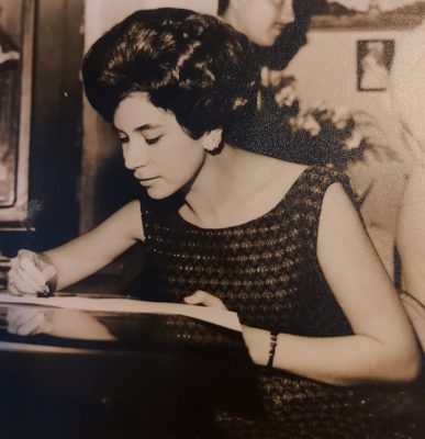 Carmen María en su boda Civil