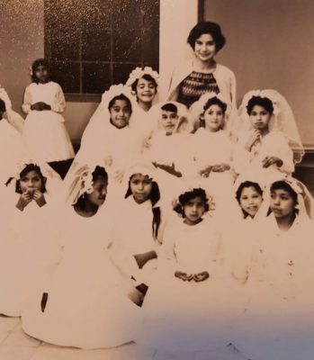 Carmen María y sus alumnas
