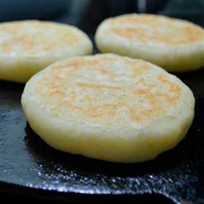 Cocina de tortitas de yuca