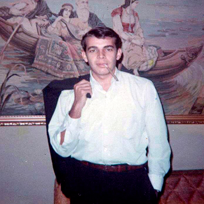 Diego Pulido en su juventud