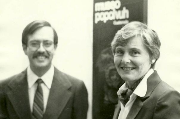 Dra. Hatch en el museo Popol Vuh, UFM