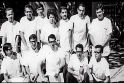 Estudiantes en el primer EPS 1978