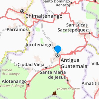 Mapa de Antigua Guatemala
