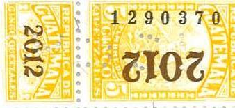 Timbre Fiscal guatemalteco