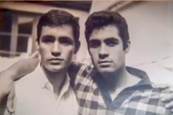 Hugo Leonel Vaccaro, artista guatemalteco, y hermano - Foto Viva la Mañana