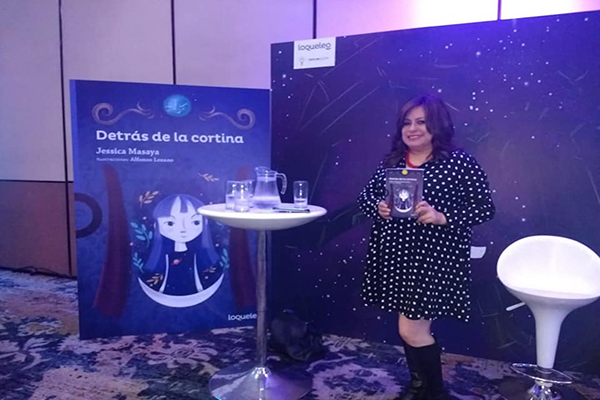 Jessica Masaya, escritra Guatemalteca, presentación de libro - Foto Jessica Masaya