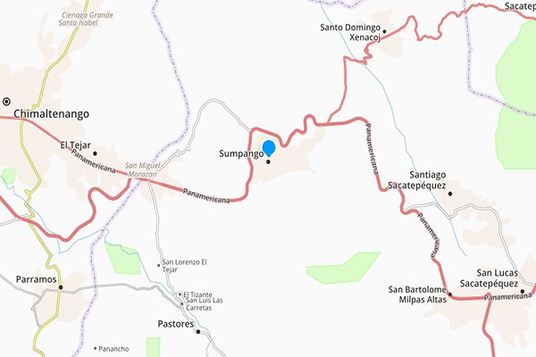 Mapa del Municipio de Santiago Domingo Xenacoj. Foto Guatemala