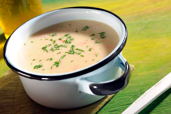 Receta de crema de palmito frío - Foto LaPrensa HN