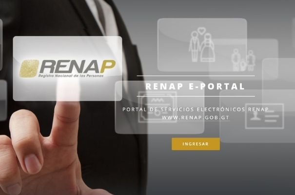 Solicitud de unión de hecho en línea, portal Foto - RENAP