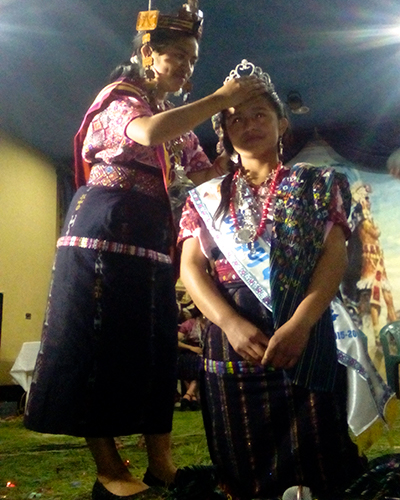 Fiesta Patronal en honor a Catarina de Alejandría, elección de reina Nahualá - Foto Conectando Atitlán