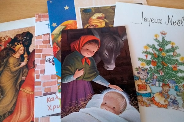 Antiguas tarjetas de navidad de Guatemala - Foto Todocolección