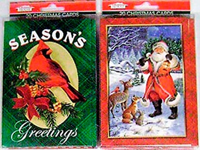 Antiguas tarjetas de navidad de Guatemala, santa - Foto Amazon