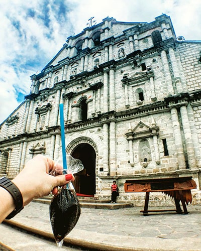 El Agua de bolsita de Guatemala - Foto IG @themomentbooth