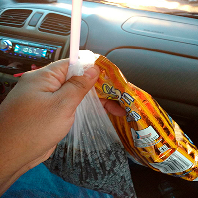 El Agua de bolsita de Guatemala - Foto IG @xhjerez