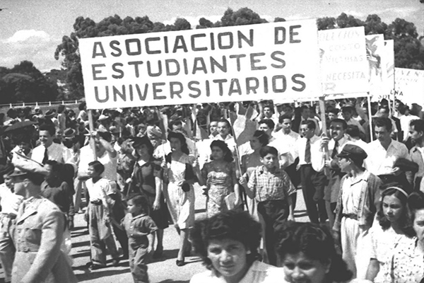 Historia de la Autonomía Universitaria de la USAC, representación de la AEU- Foto SOY USAC