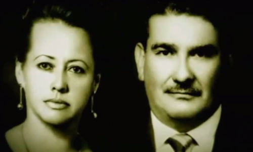 Descripción de foto - Retrato de María García y Miguel Ángel Maldonado en blanco y negro. - Crédito de foto - Malher