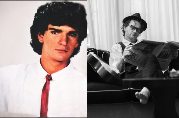 Descripción de foto - de lado izquierdo, Ricardo Arjona joven. De lado derecho, Ricardo Arjona adulto. - Crédito de foto - Ricardo Arjona