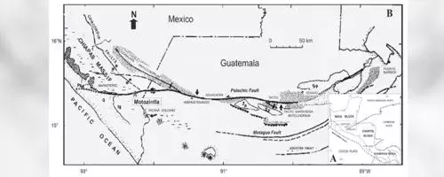 cuáles son las fallas geológicas de Guatemala