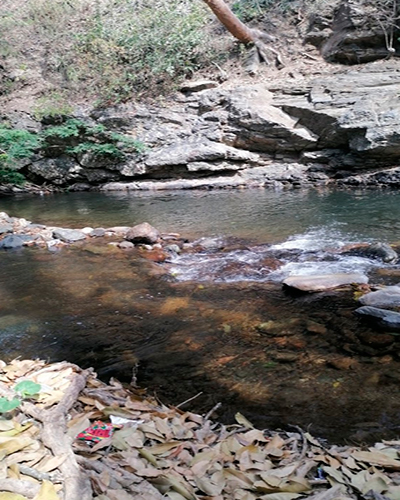 Descripción de foto: Vista del caudal del Río Hato en profundidades pequeñas. (Crédito de foto: Virgilio Luna)