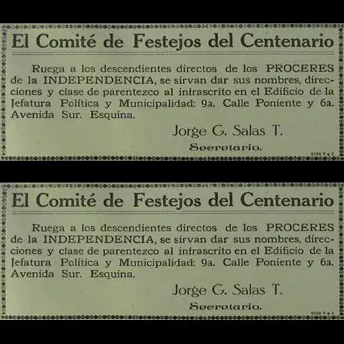 el centenario de la independencia de Guatemala