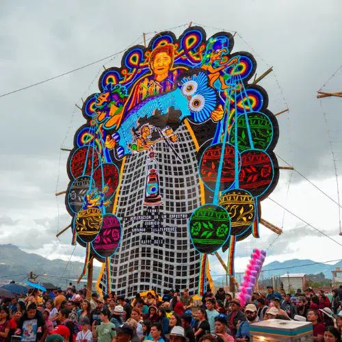 Cómo empezaron los barriletes gigantes en Guatemala