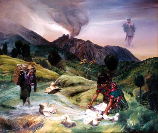 Las fumarolas del Santiaguito