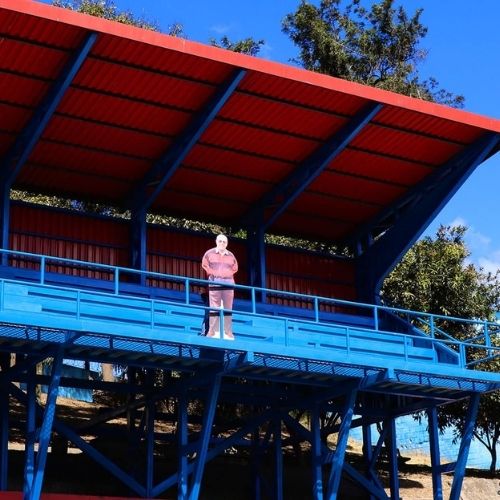 HOmenaje en Estadio de Municipal